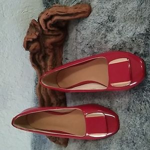 WSKEISP flat low Block heel slip